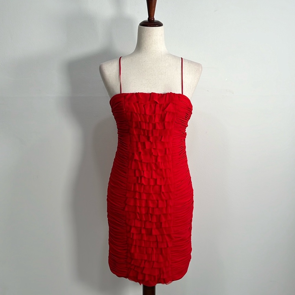 Vintage Cache Red Mini Dress